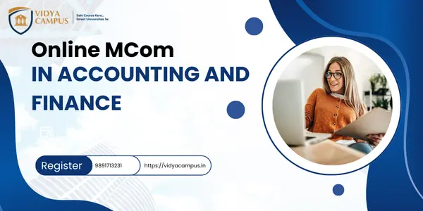 Online MCom in Accounting and Finance